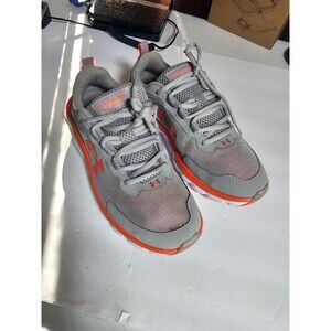 UNDER ARMOUR WOMEN'S CHARGED ASSERT 9 RUNNING SHOE GREY PHEONIX FIRE SIZE 8.5